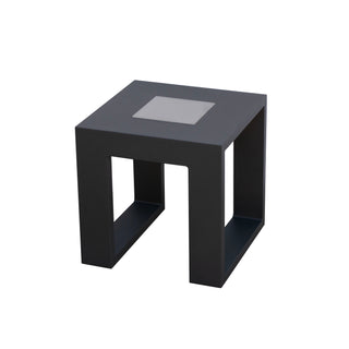 Rancho side table in graphite finish