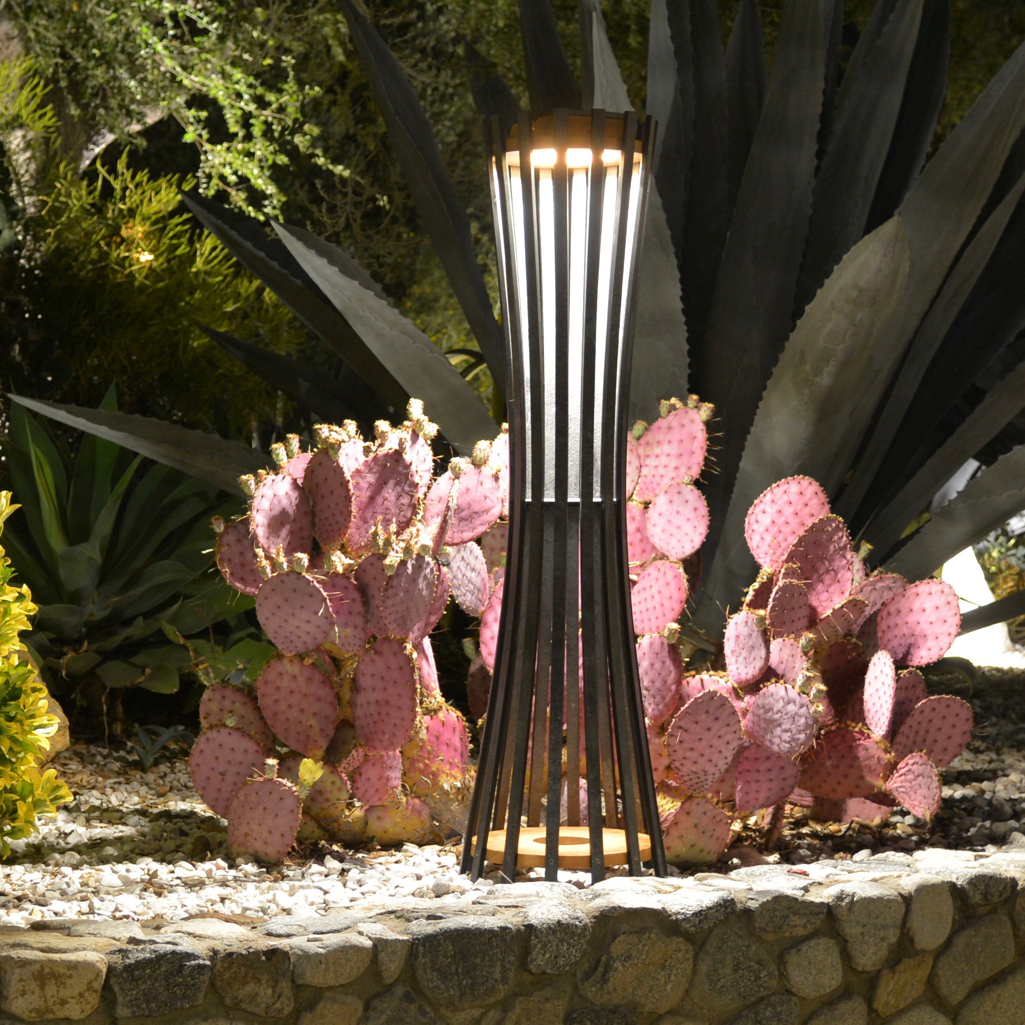 High efficiency corsetta floor lamp light up desert garden