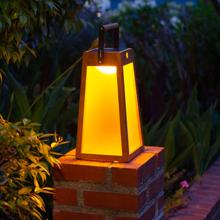Roam solar lantern with ykary bulb light up garden, backyard
